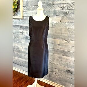 James Meyer NWOT black dress with car coat. Size 8.